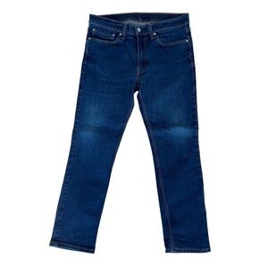 Levis 511 slim fit blank tab men jeans blue stretchy denim  #04511-1042 size 34